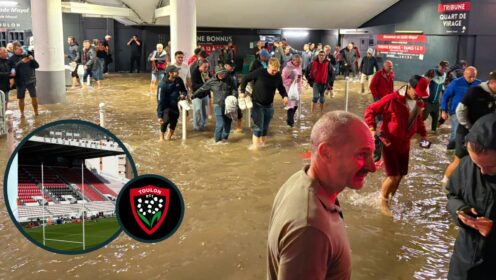 Officials accused of ‘playing with lives’ after ‘rarely seen storm of such violence’ results in Top 14 match postponement