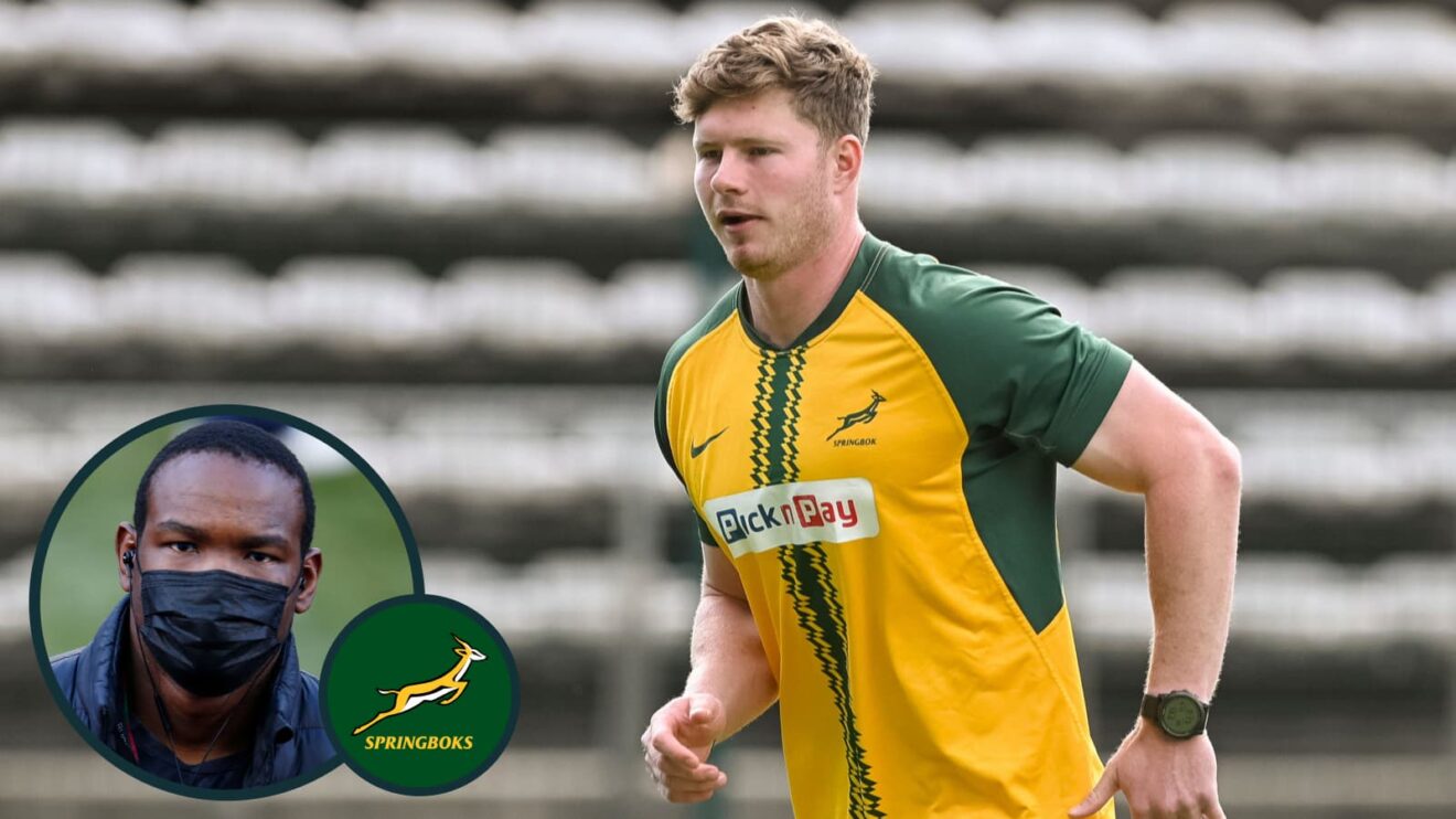 Ethan Hooker starts on the wing for the Springboks against Argentina.
