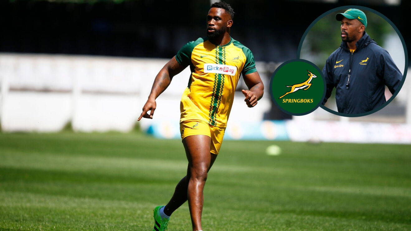 Siya Kolisi and Mzwandile Stick image