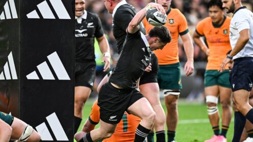 All Blacks retain Bledisloe Cup and extend unbeaten Eden Park run after hard-fought win over spirited Wallabies