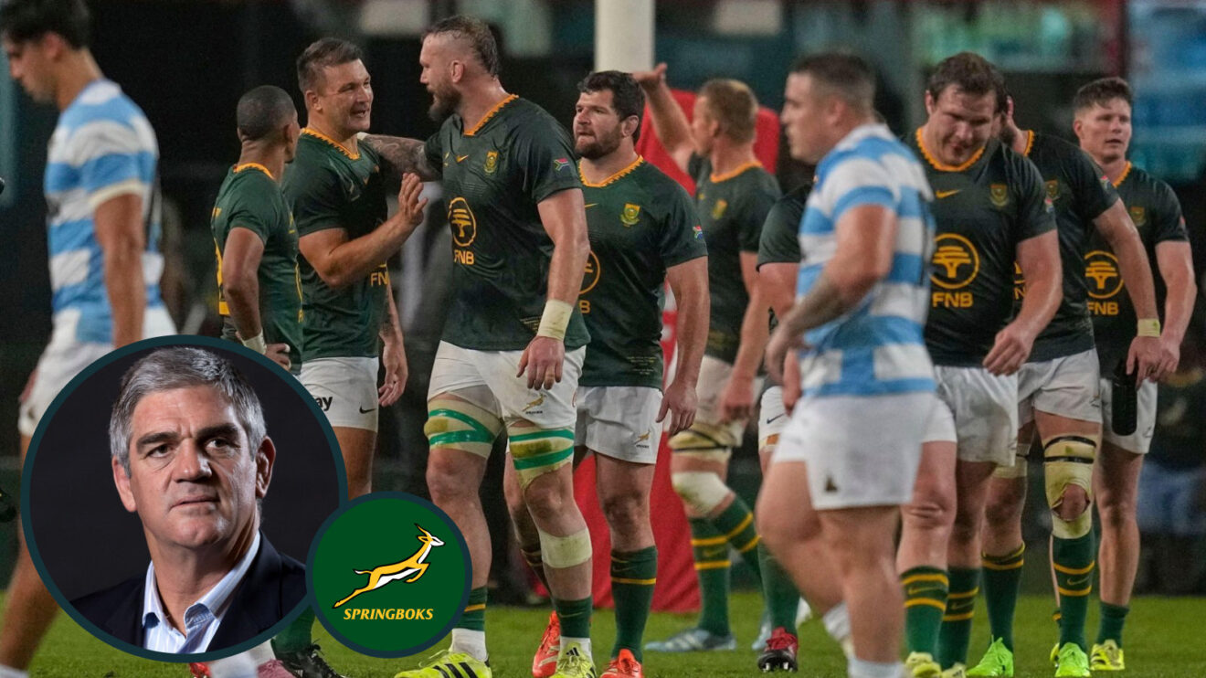 Nick Mallett and Springboks players image