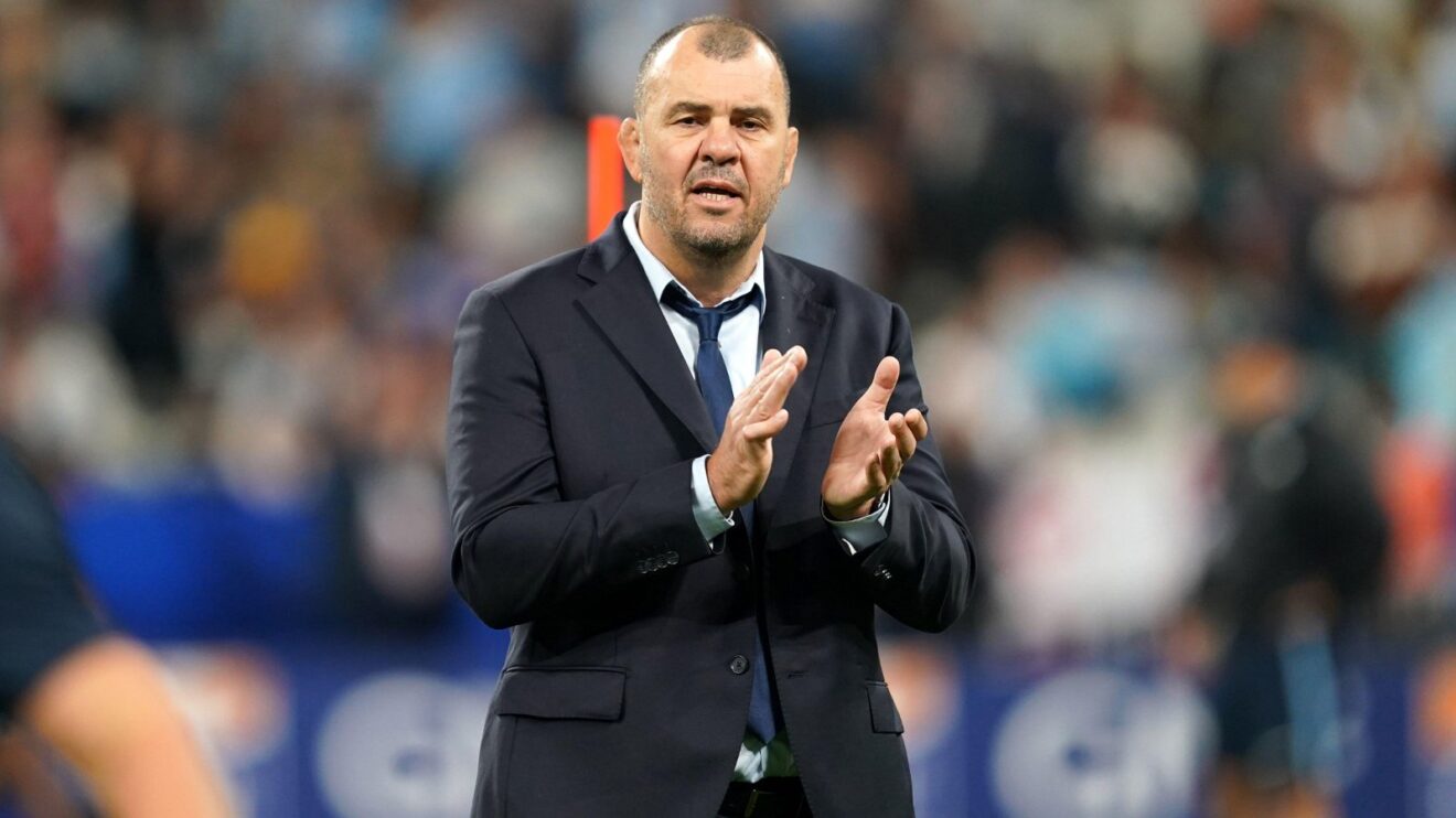 Michael Cheika with Leicester Tigers Premiership 2025 - Alamy