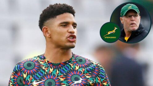 Rassie Erasmus reveals Springboks were ‘tempted’ to select Handre Pollard but explains why Sacha Feinberg-Mngomezulu needed to start