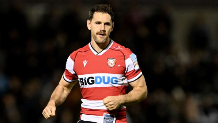 Tomos Williams in action for Gloucester in 2025.