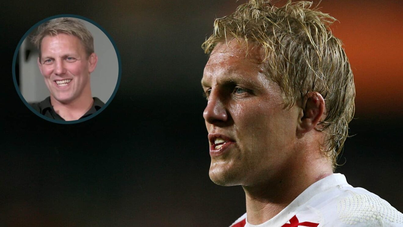 England great Lewis Moody.