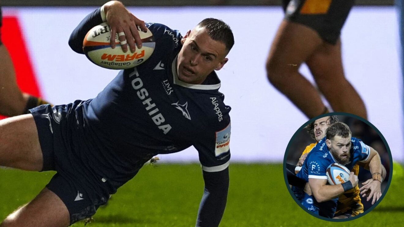 Tom Roebuck and Luke Cowan-Dickie both scored for Sale Sharks.
