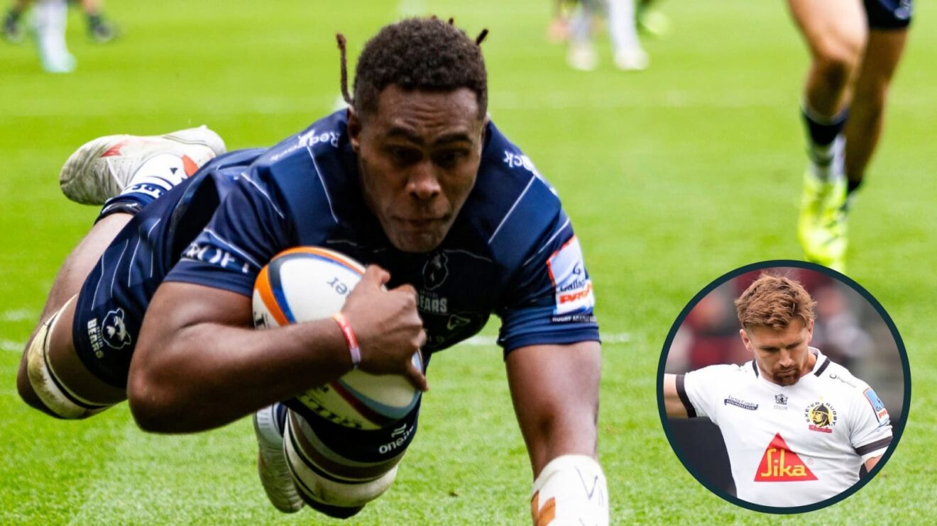 Viliami Mata scored for Bristol Bears.