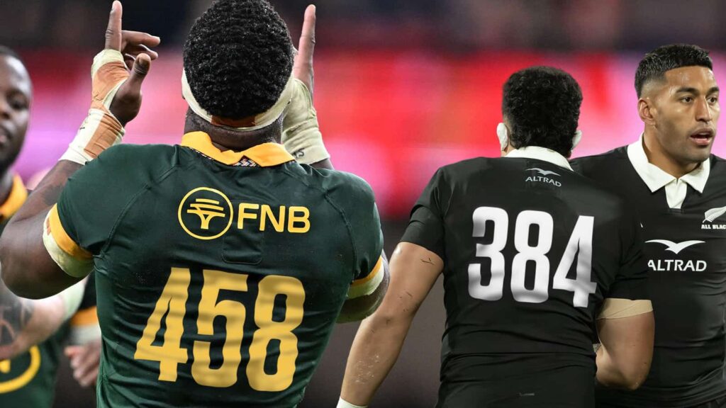 Aggregate Score: Springboks 458-384 All Blacks