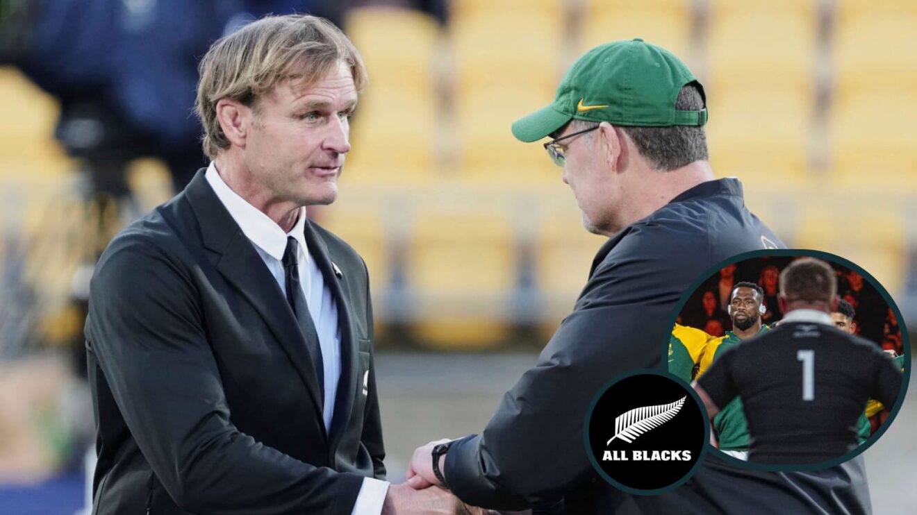 All Blacks head coach Scott Robertson speaks about 'Rugby's Greatest Rivalry'.