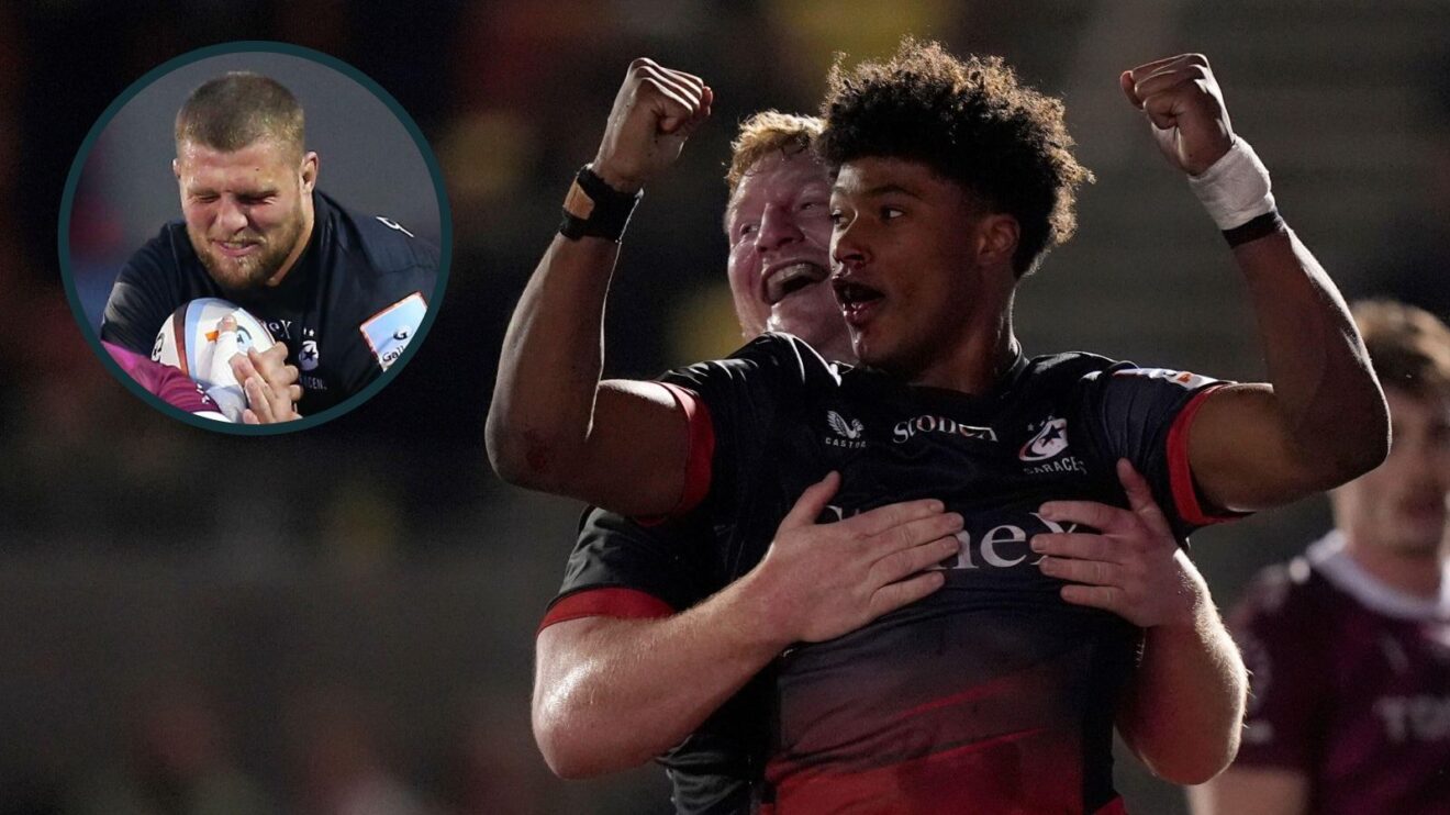 A two layered image of Noah Caluori and Tom Willis