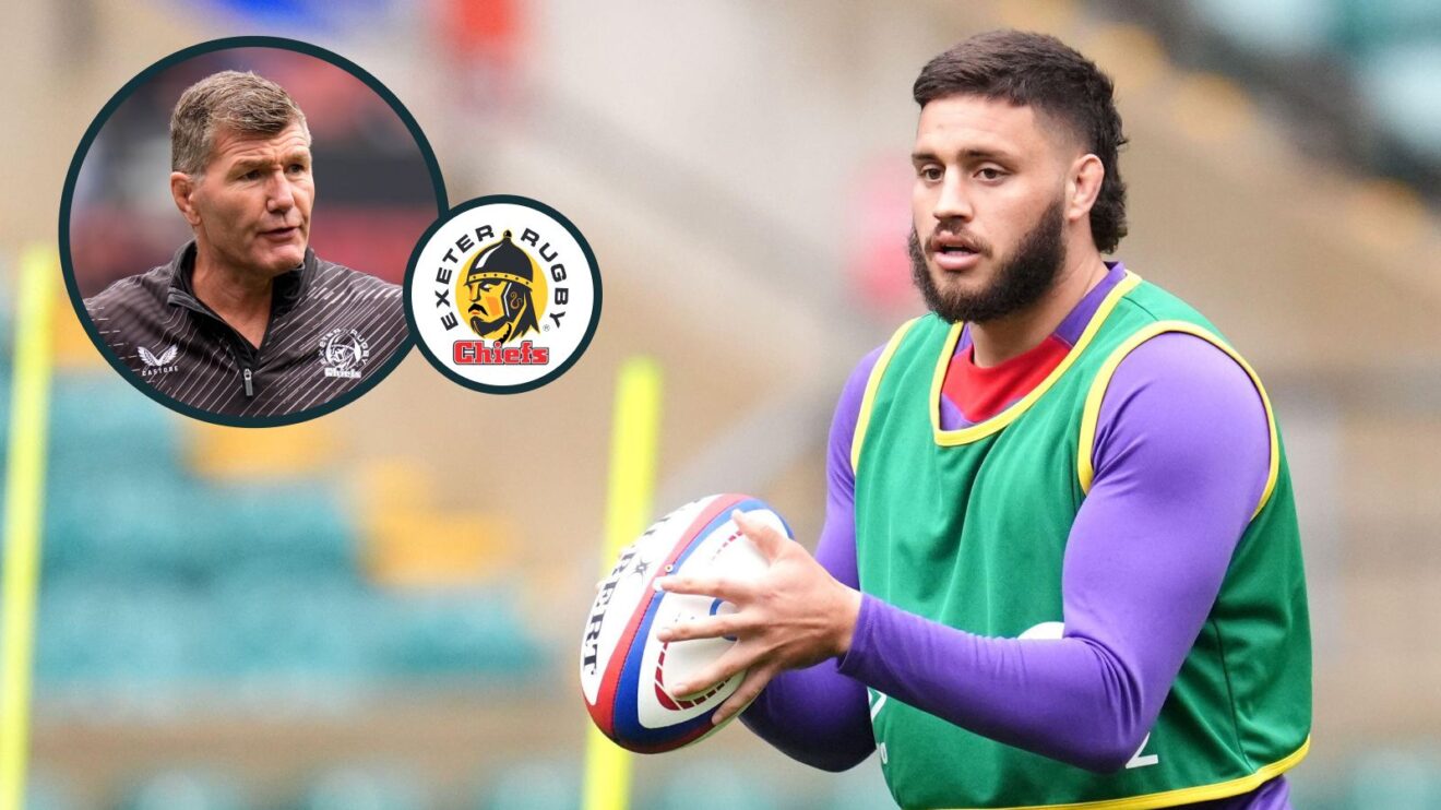 A two layered image of Ethan Roots and Rob Baxter