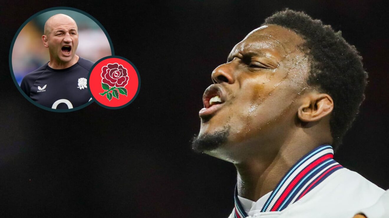 England captain Maro Itoje and head coach Steve Borthwick (inset).