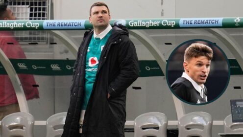 Touch of class as Beauden Barrett offers to help fight Tadhg Beirne’s red card that left Andy Farrell baffled