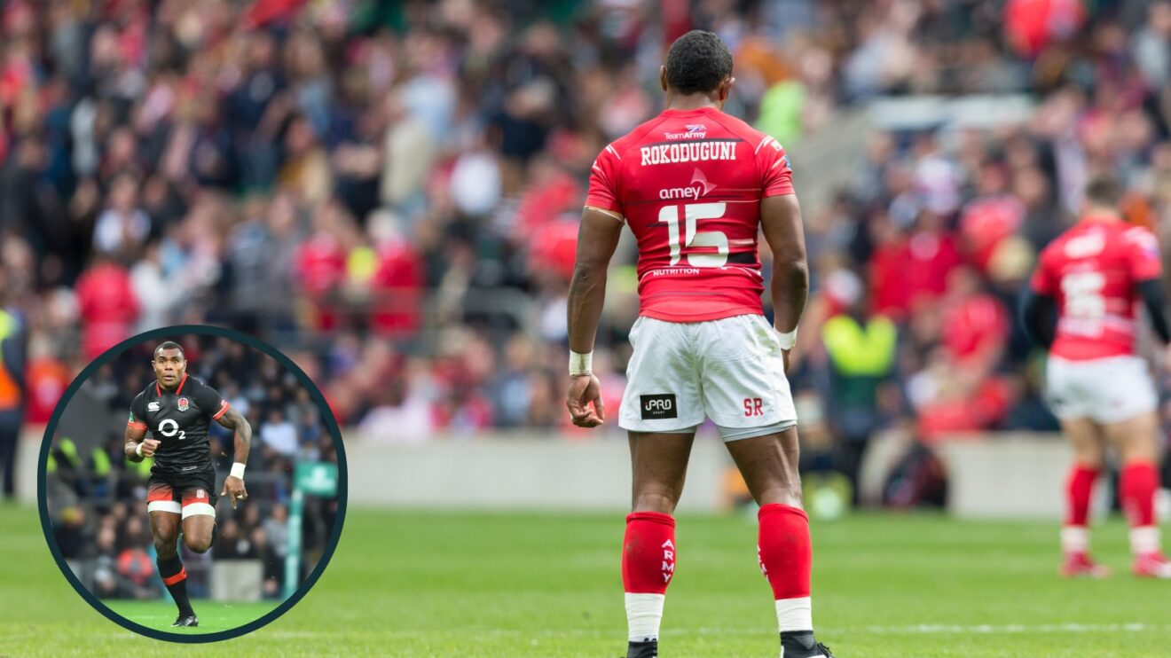 Former England winger makes debut for combined armed services