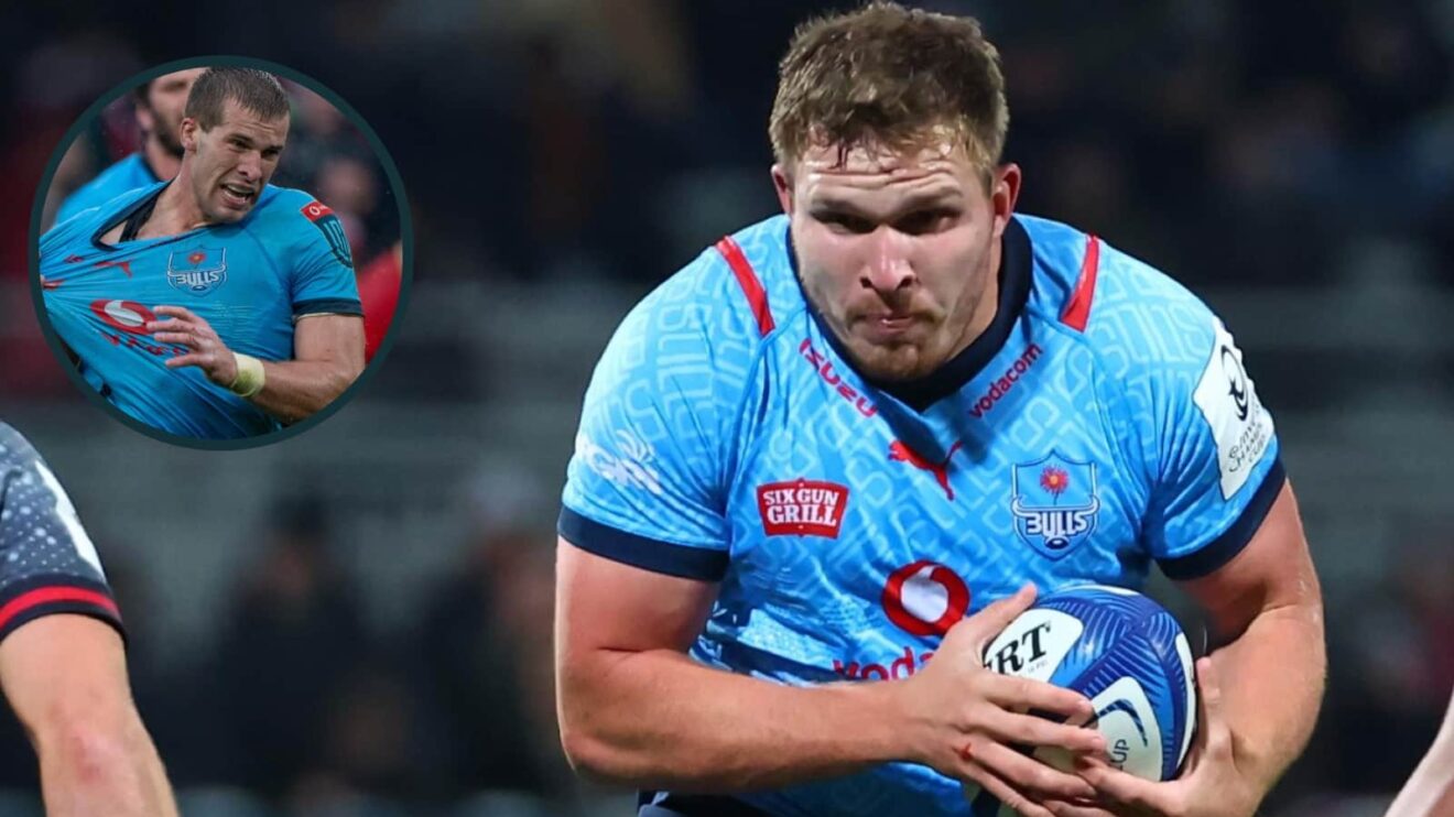 Jan-Hendrik Wessels and an inset of Cameron Hanekom.