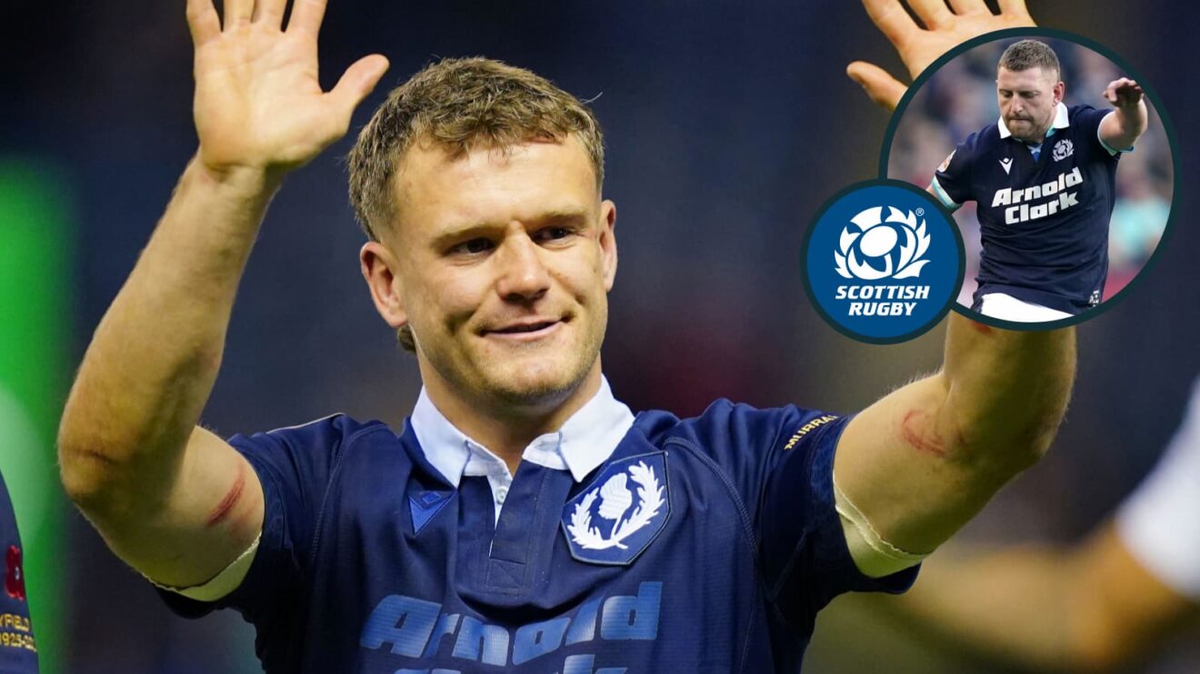 Darcy Graham will pick up his 50th Scotland cap.