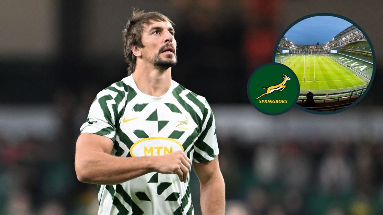 Springboks lock Eben Etzebeth looks forward to Ireland clash.