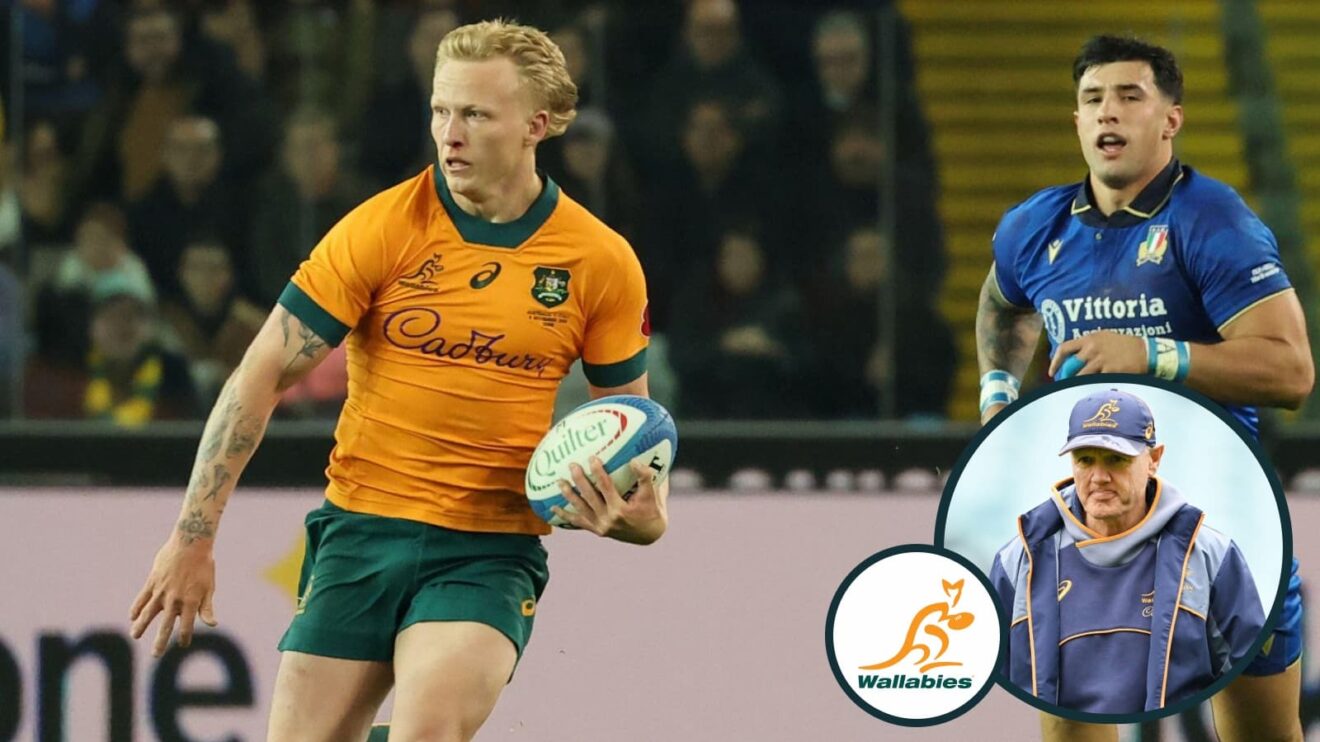 Carter Gordon is at 10 for the Wallabies.