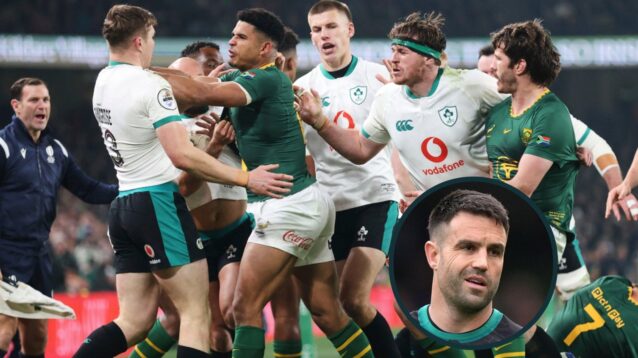 Ireland legend bemoans ‘yellow card’ incident which ‘could have changed things dramatically’ in the defeat against Springboks
