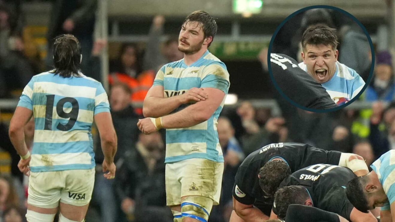 Argentina's Pedro Rubiolo and an inset of Justo Piccardo