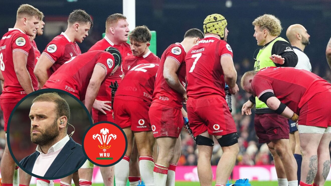 Jamie Roberts and Wales players image