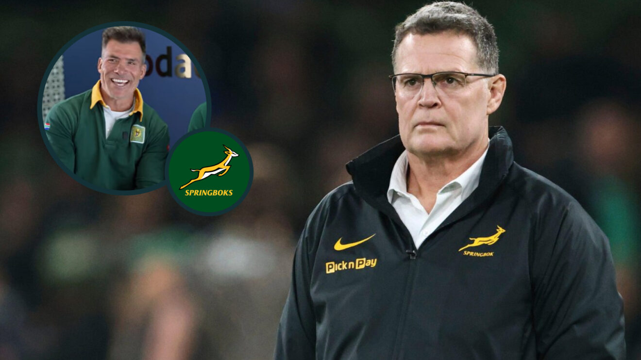 Schalk Brits and Rassie Erasmus photograph