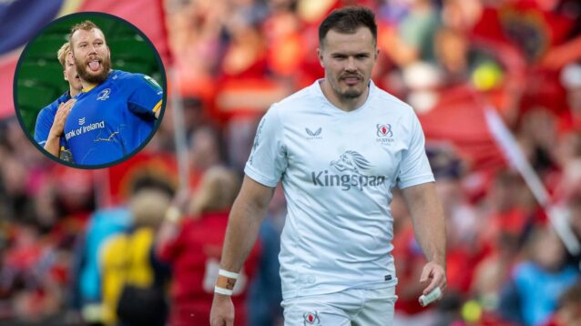 Jacob Stockdale starts at full-back for Ulster while RG Snyman is on Leinster's bench.