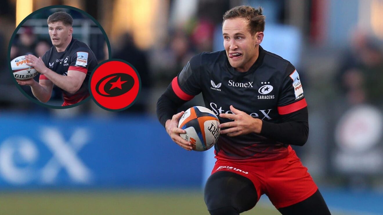 Max Malins was among the Saracens try scorers.