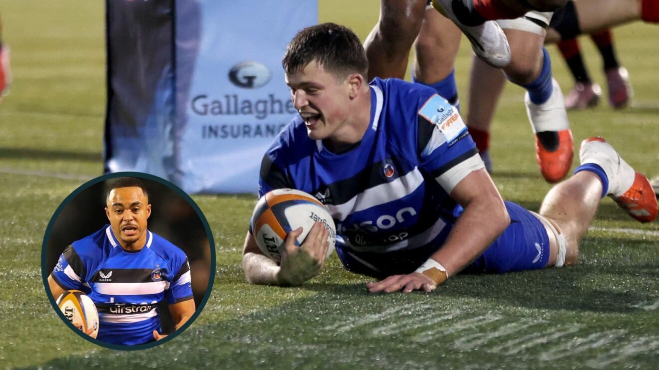 Bath duo Arthur Green and Max Ojomoh impressed against Saracens.