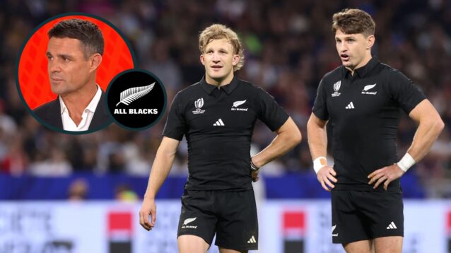 Dan Carter’s take on All Blacks’ fly-half debate and weighs in on Scott Robertson’s charges failure to deliver ‘at key moments’