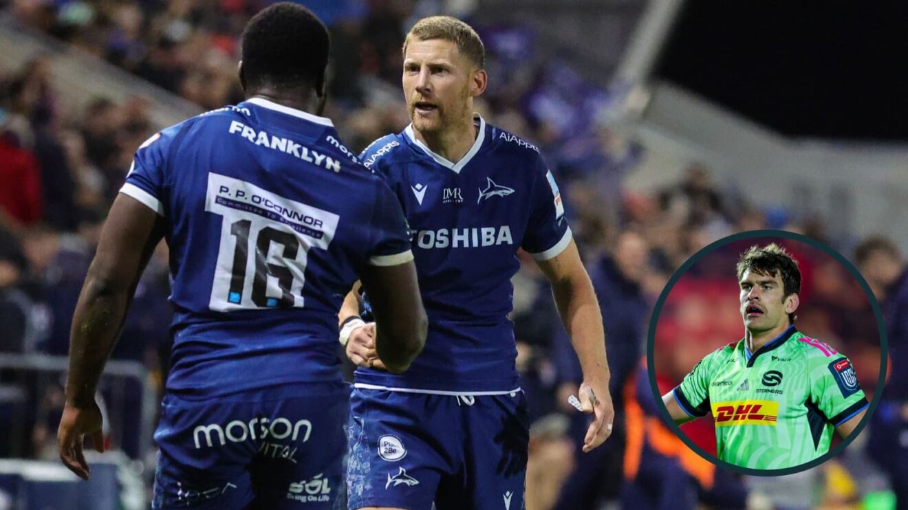 Rob du Preez starts at fly-half for Sale Sharks.