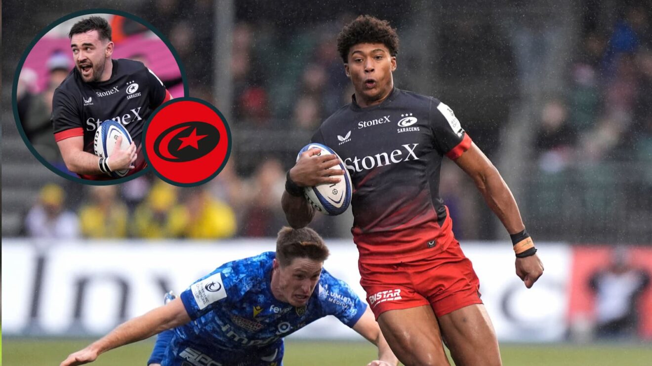 Saracens wing Noah Caluori and hooker James Hadfield impressed.