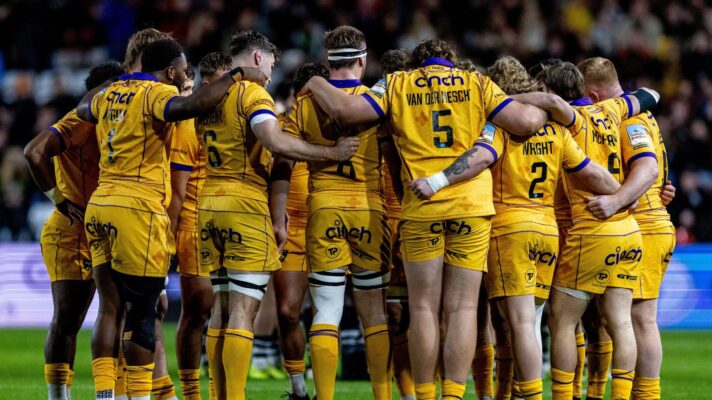 Northampton Saints players following their defeat to Bristol Bears in the PREM