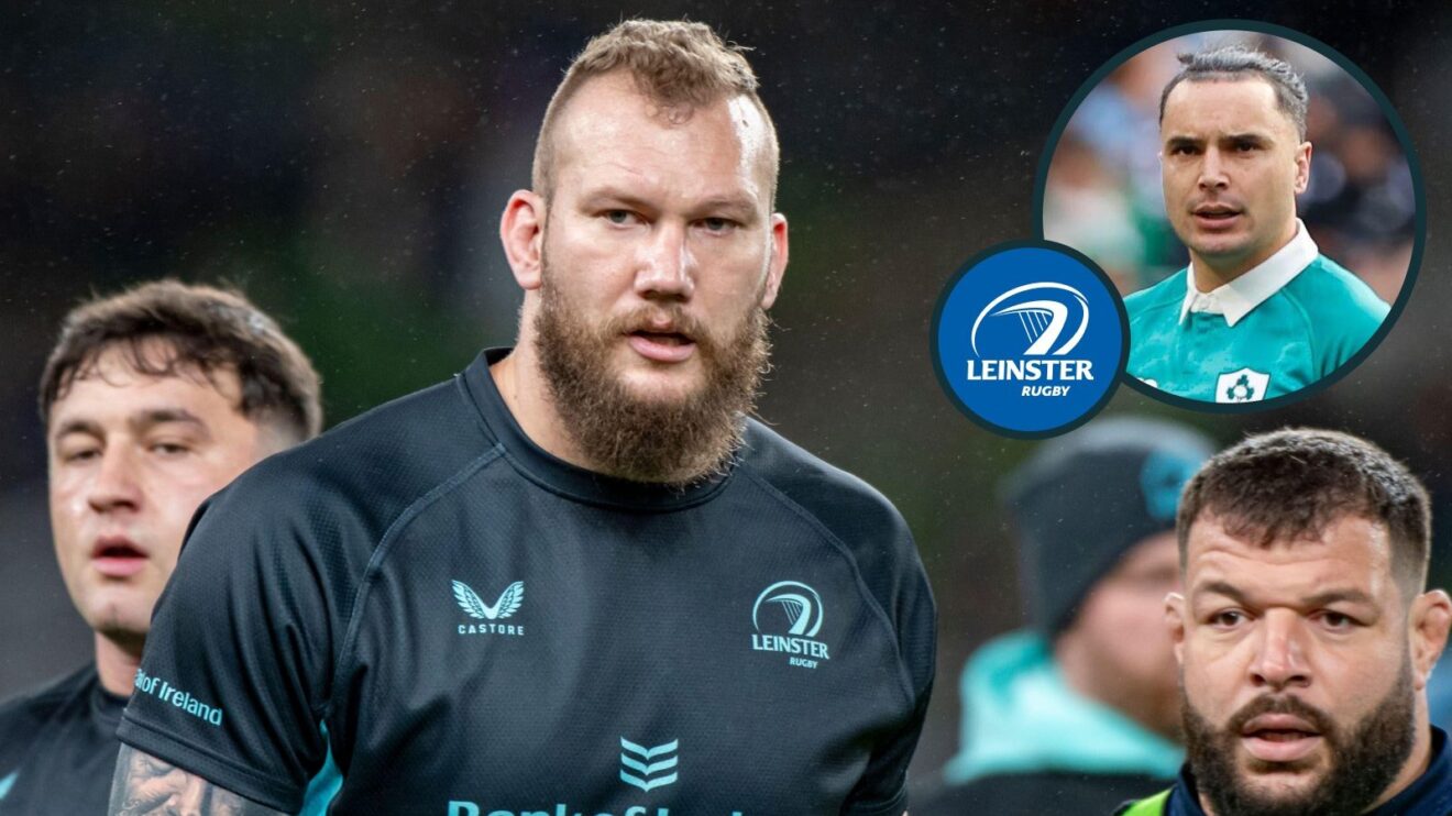 A two layered image of RG Snyman and James Lowe