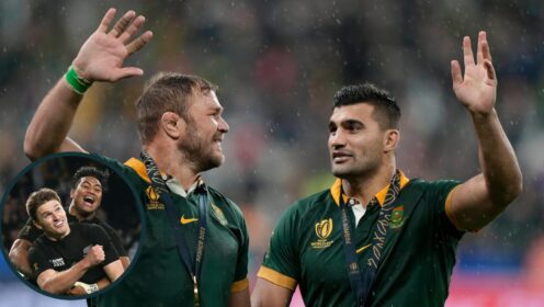 Ex-All Black names just FIVE Springboks in combined New Zealand and South Africa World Cup winners’ XV