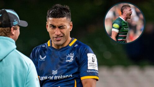 Rieko Ioane handed Leinster start, James Ryan returns from ban and Ireland duo benched for Leicester Tigers trip