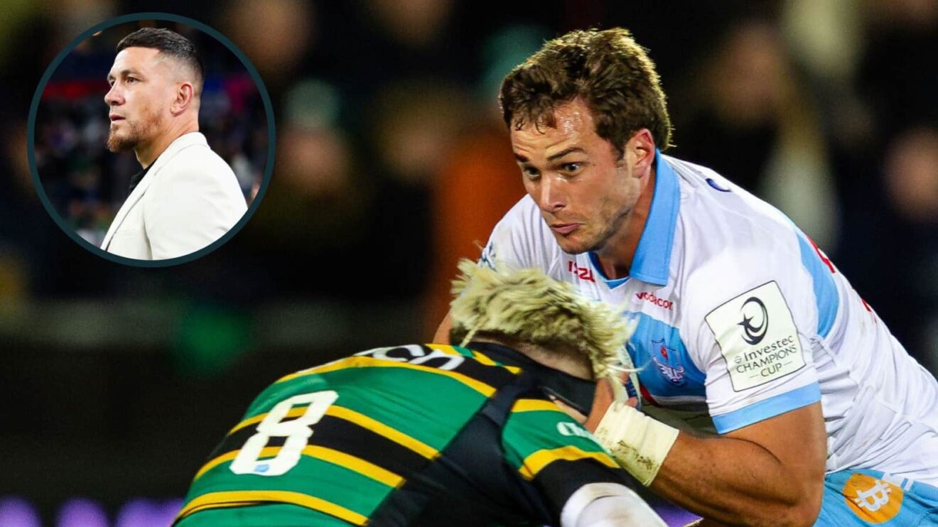 Bulls taking on Northampton Saints in the Investec Champions Cup and All Blacks legend Sonny Bill Williams (inset).