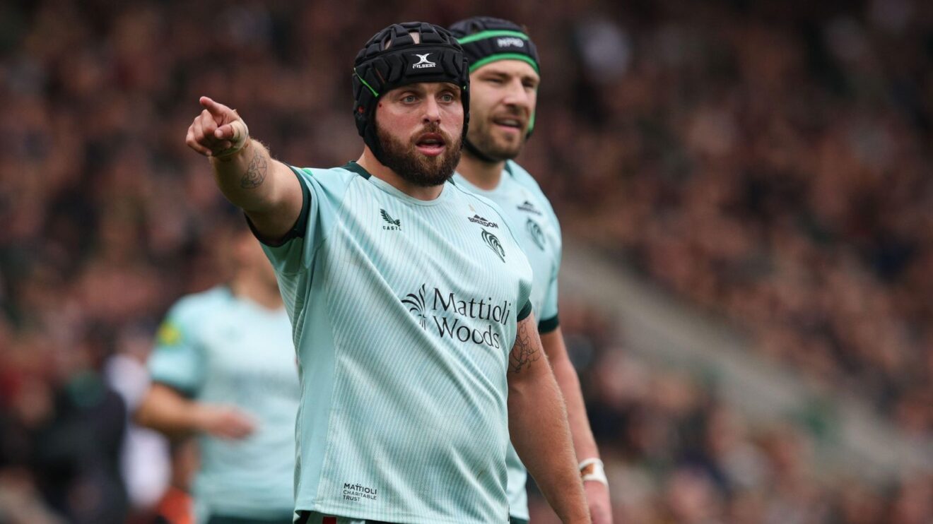 Nicky Smith in action for Leicester Tigers in the 2025/26 season