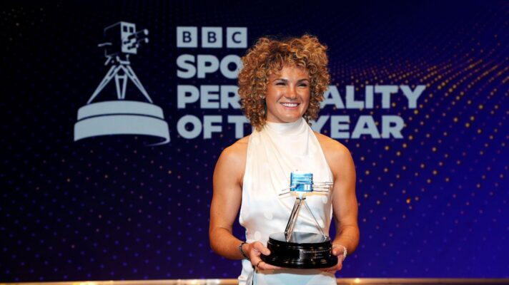 Ellie Kildunne at the Sports Personality of the Year awards in 2025