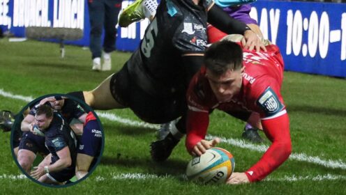 Scarlets v Ospreys: Five takeaways as ‘physically gruelling spectacle’ features ‘advertising hoarding crash’ and veteran ‘mettle’