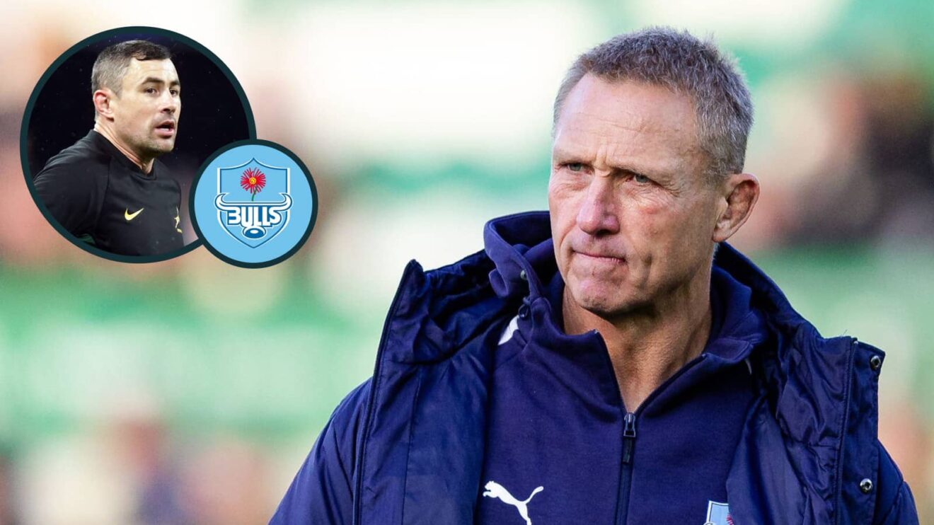 Bulls head honcho Johan Ackermann and Springboks coach Felix Jones (inset).