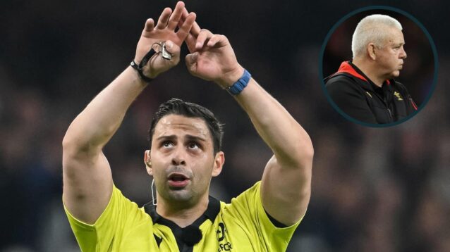 Warren Gatland takes dim view of simulation in rugby as players and coaches urged to take ‘more responsibility’ after surprising TMO stat