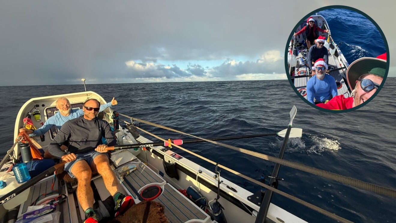 Former England captain 'closer to space than land' as he takes part in World's Toughest Row race