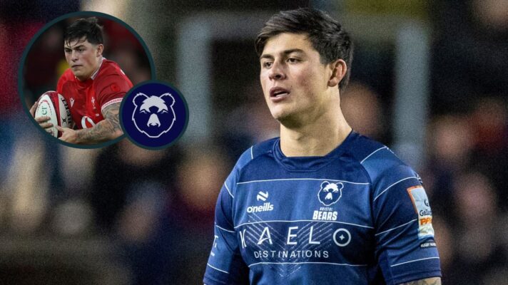 Louis Rees-Zammit has re-signed with Bristol Bears.