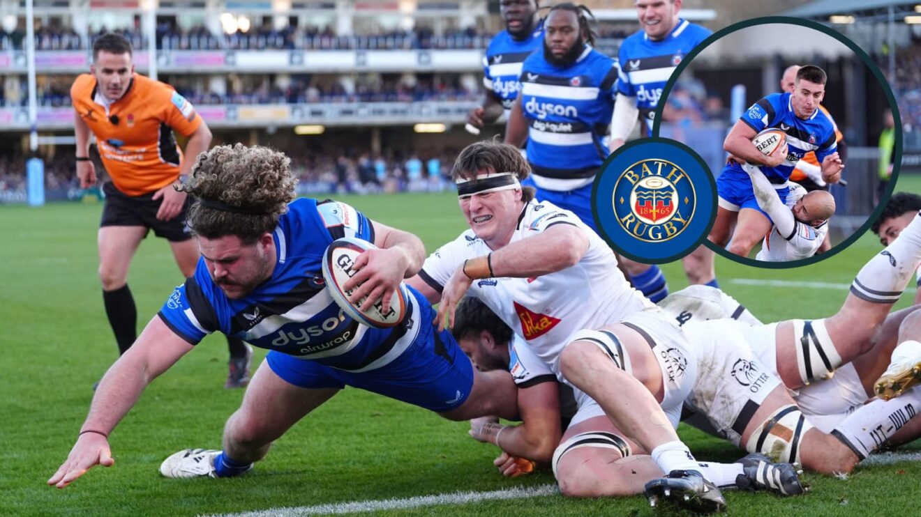 two layer image of Bath duo Alfie Barbeary and Cam Redpath