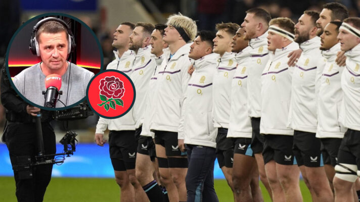 Alan Quinlan and England players image