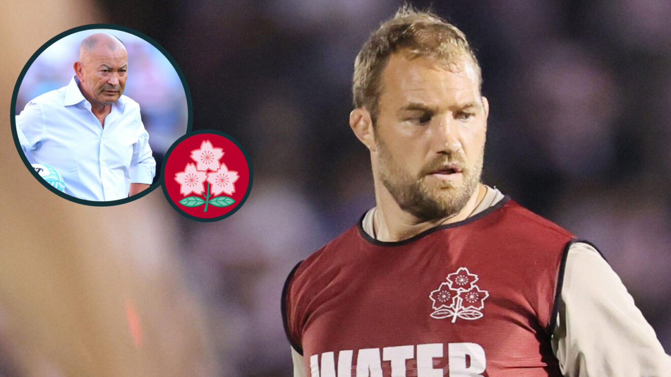 Eddie Jones and Owen Franks image