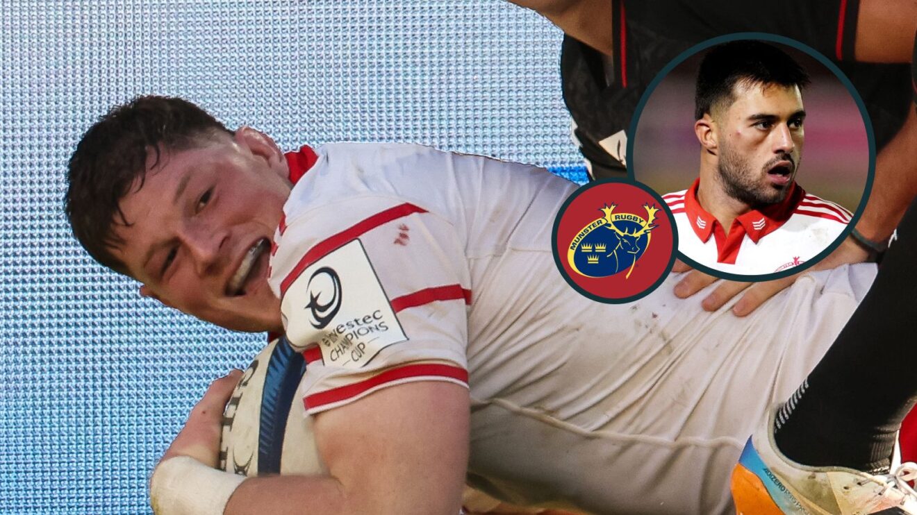 A two layer image of Jack O'Donoghue and Dan Kelly