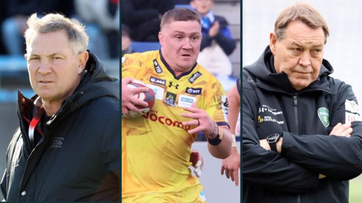 Leon MacDonald, Jasper Wiese and Sir Steve Hansen