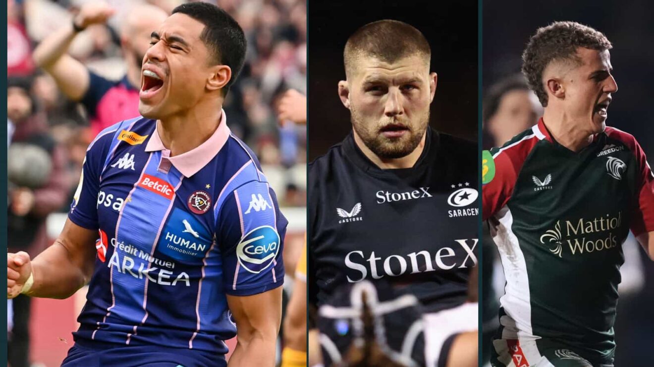 Salesi Rayasi, Tom Willis and Billy Searle during round three of the Investec Champions Cup.